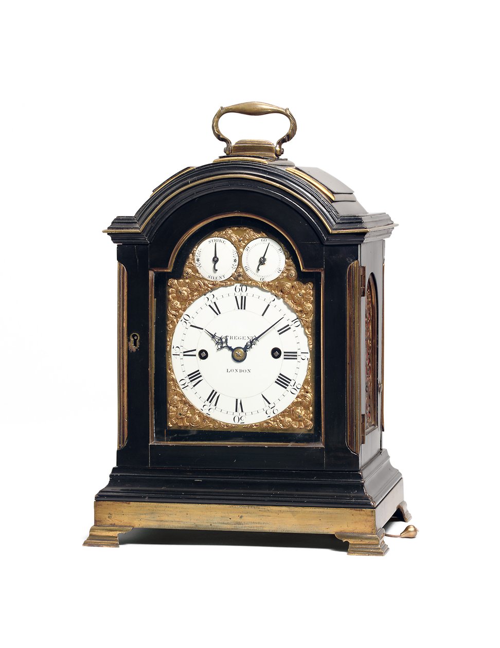 George III striking table clock, c.1770 by Thomas Wagstaff or Wagstaffe