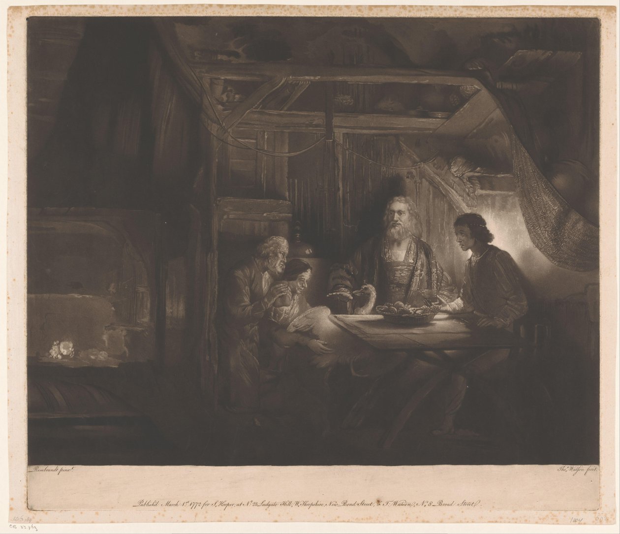 Jupiter and Mercury in the House of Philemon and Baucis by Thomas Watson