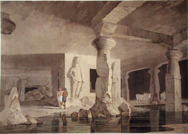Part of the Temple of the Elephanta, plate VIII from 