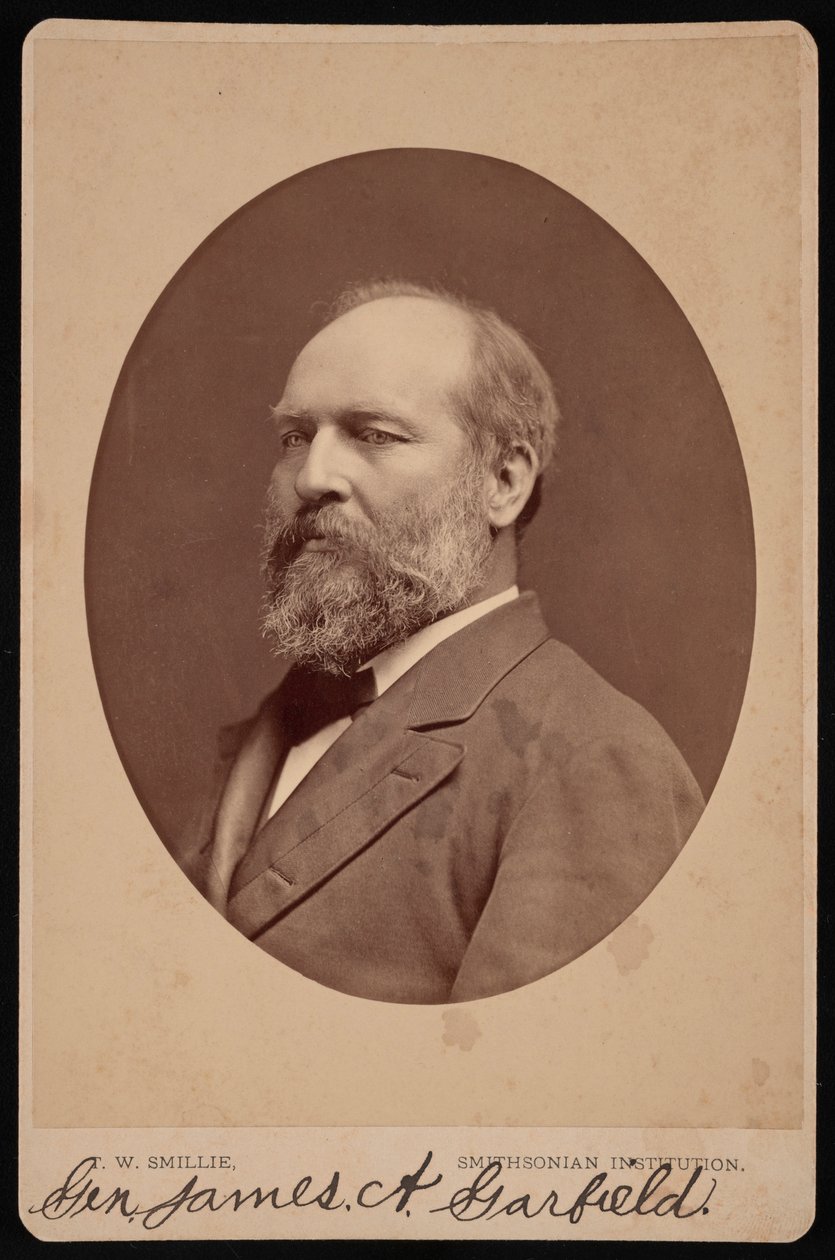 Portrait of James Abram Garfield by Thomas William Smillie