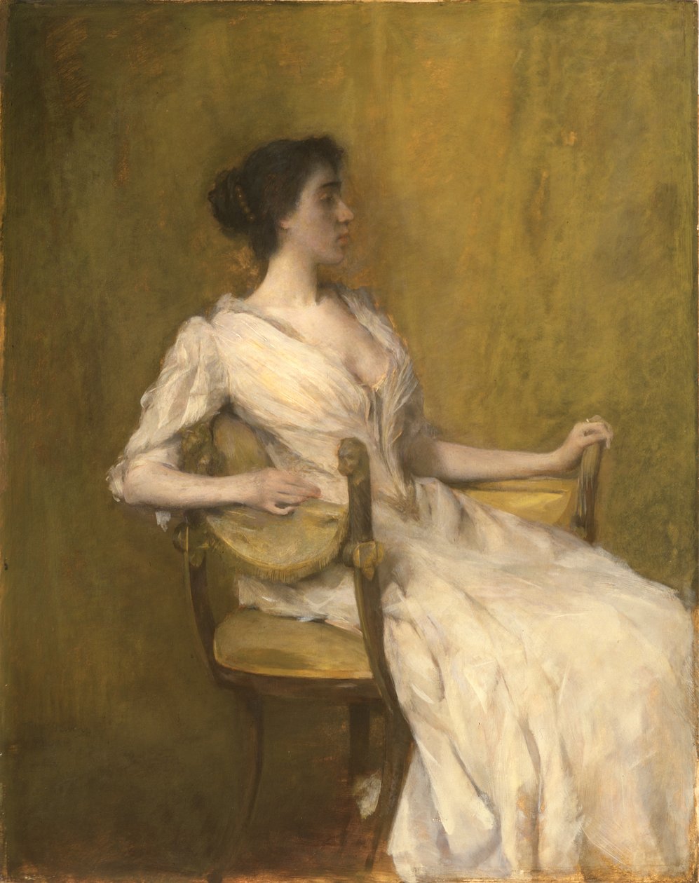 Lady in White by Thomas Wilmer Dewing