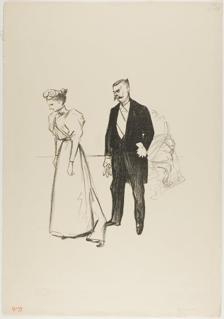 Alone at Last! by Théophile Alexandre Pierre Steinlen