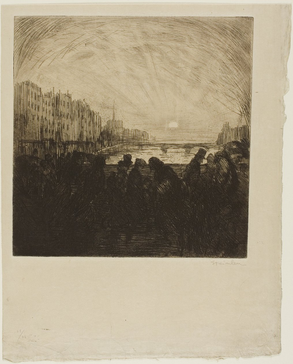 Effect of the Setting Sun by Théophile Alexandre Pierre Steinlen