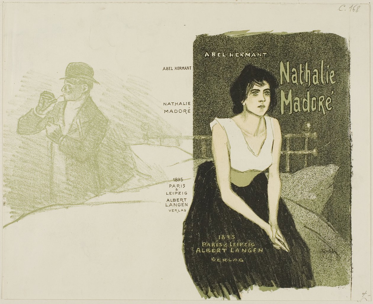Nathalie Madoré by Théophile Alexandre Pierre Steinlen