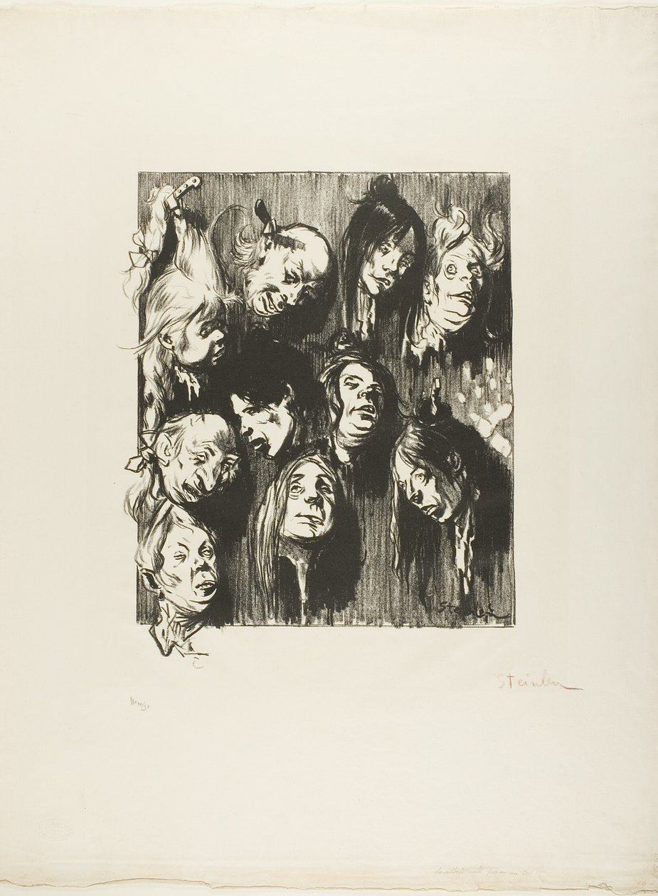 Ten Assassinations for a Penny by Théophile Alexandre Pierre Steinlen