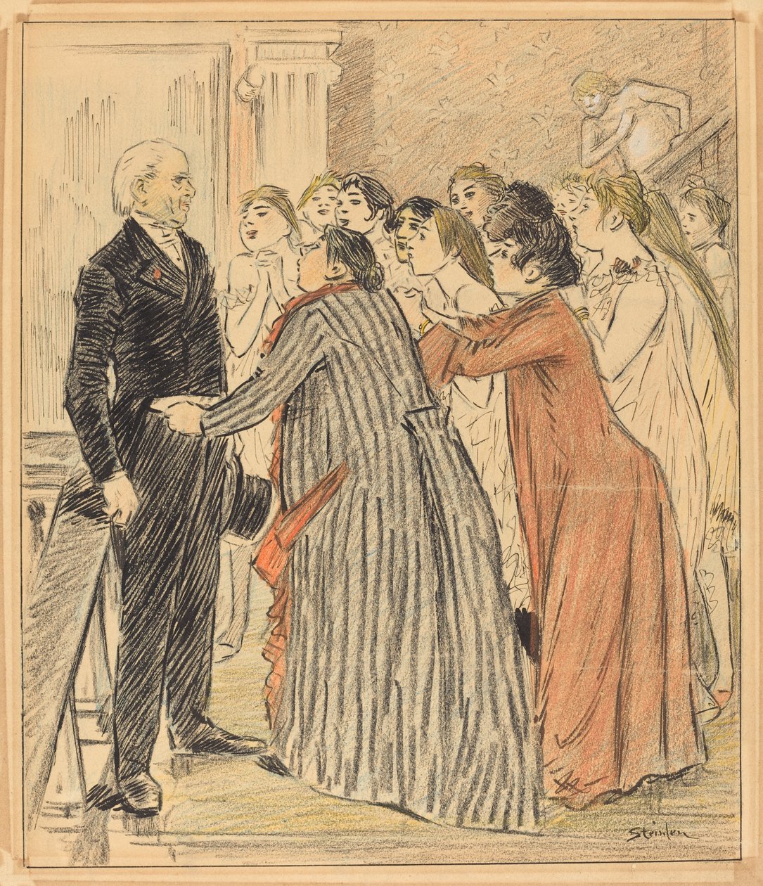 The Adventure of the Old Dean, 1891 by Théophile Alexandre Steinlen