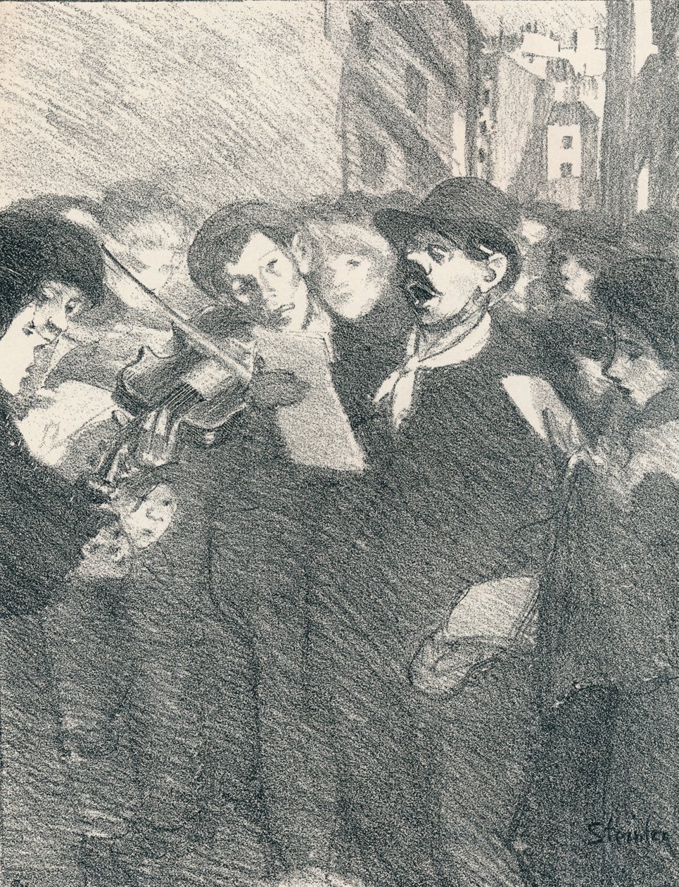 Lile Des Baisers from Chansons De Femmes, 1897 by Théophile Alexandre Steinlen