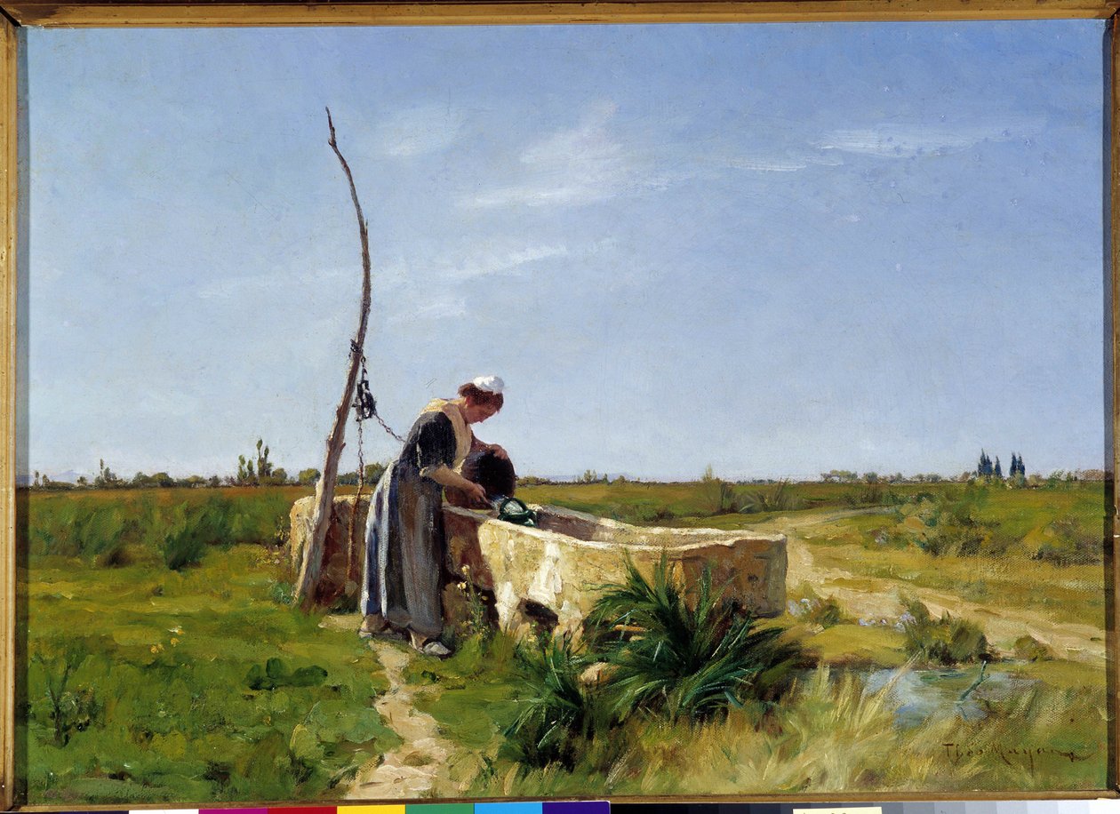 The Peasant and the Well by Théophile Henri Mayan