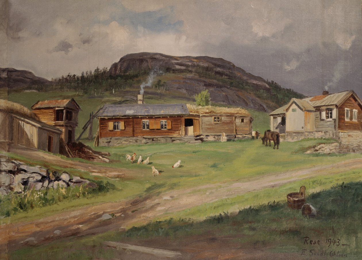The Rese farm, Hemsedal by Thoralv Sundt Ohlsen