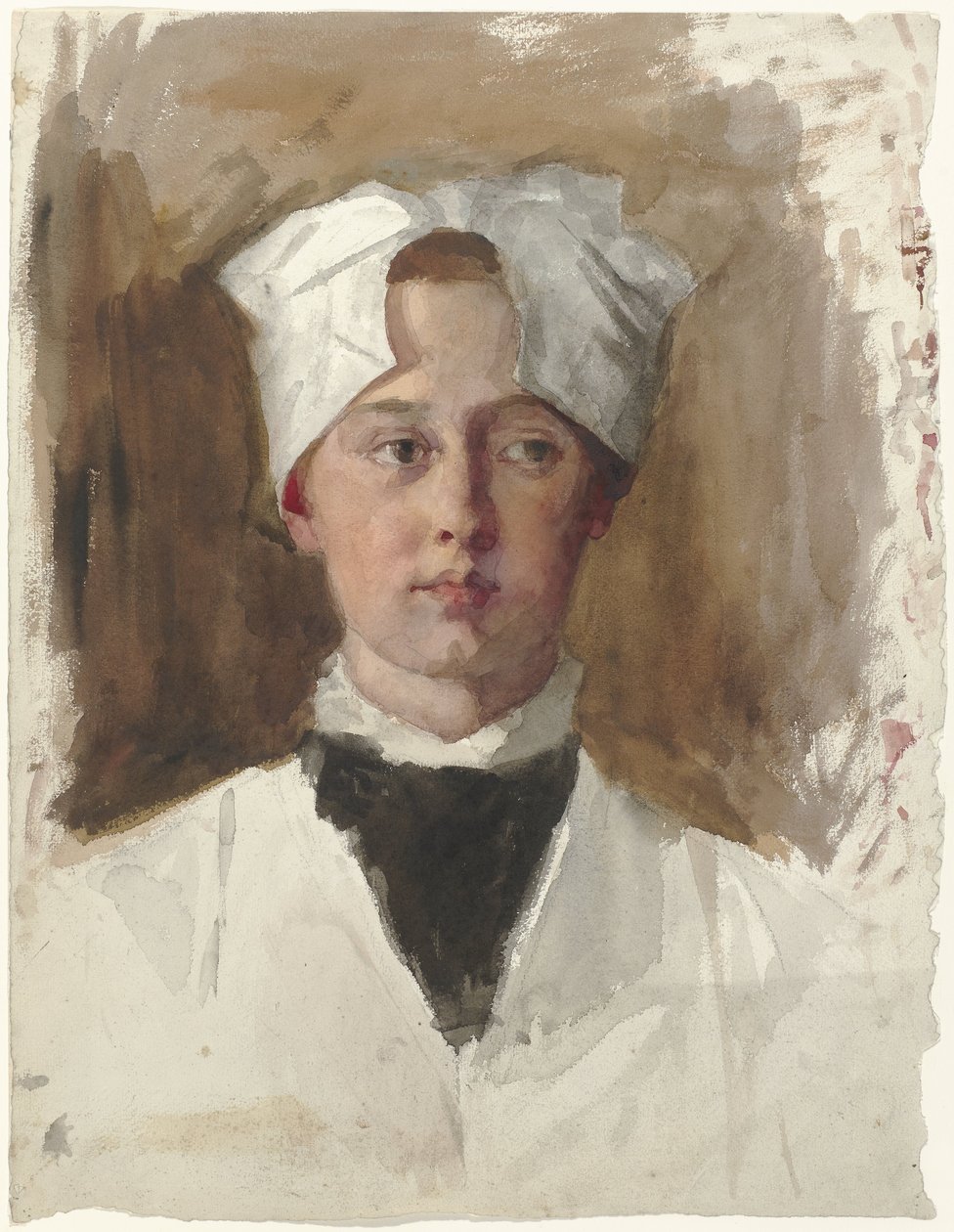 Portrait of an Orphan Girl by Thérèse Schwartze
