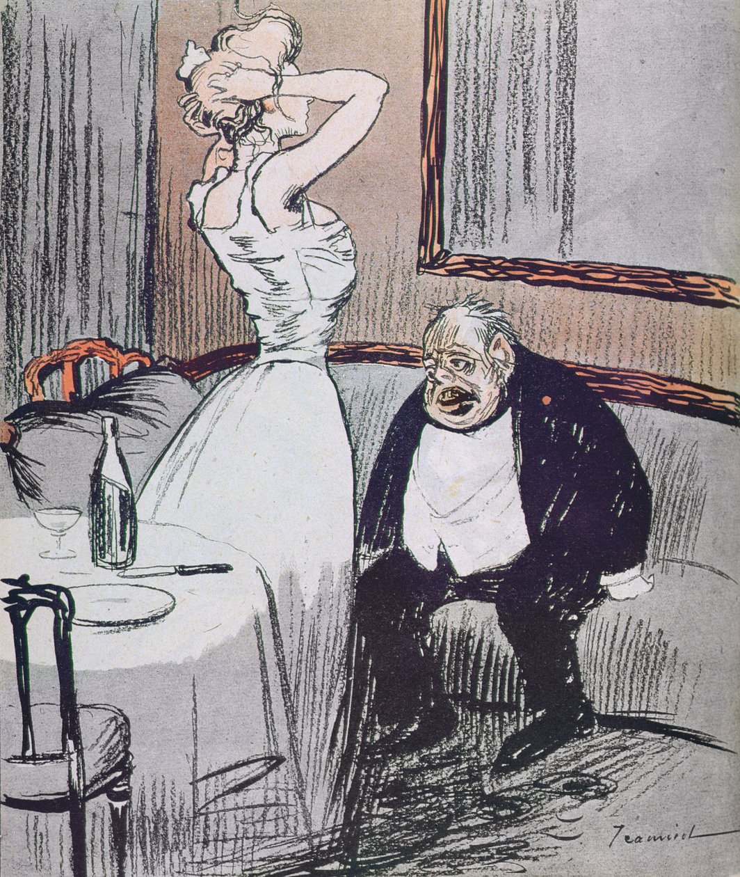 Prostitute and an Old Man from L