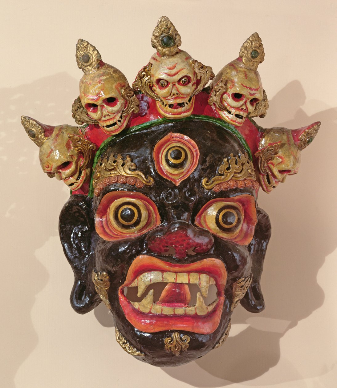 Mahakala dance mask by Tibetan School