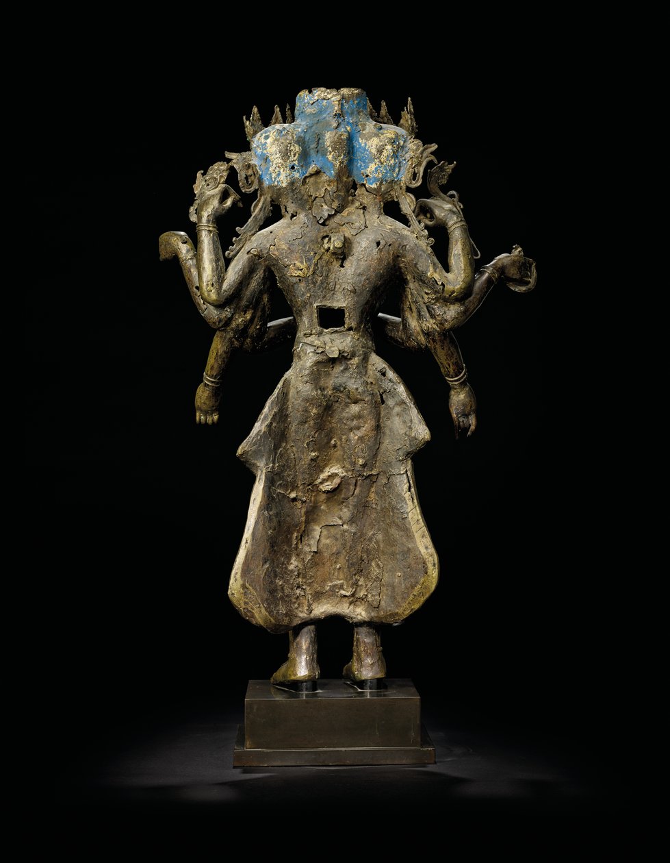Ekadashalokeshvara Statue by Tibetan School