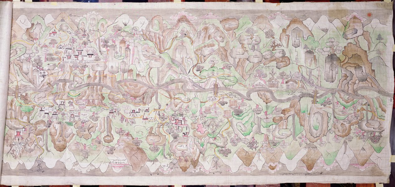 The Sun End of the Tsari Rongkor by Tibetan School