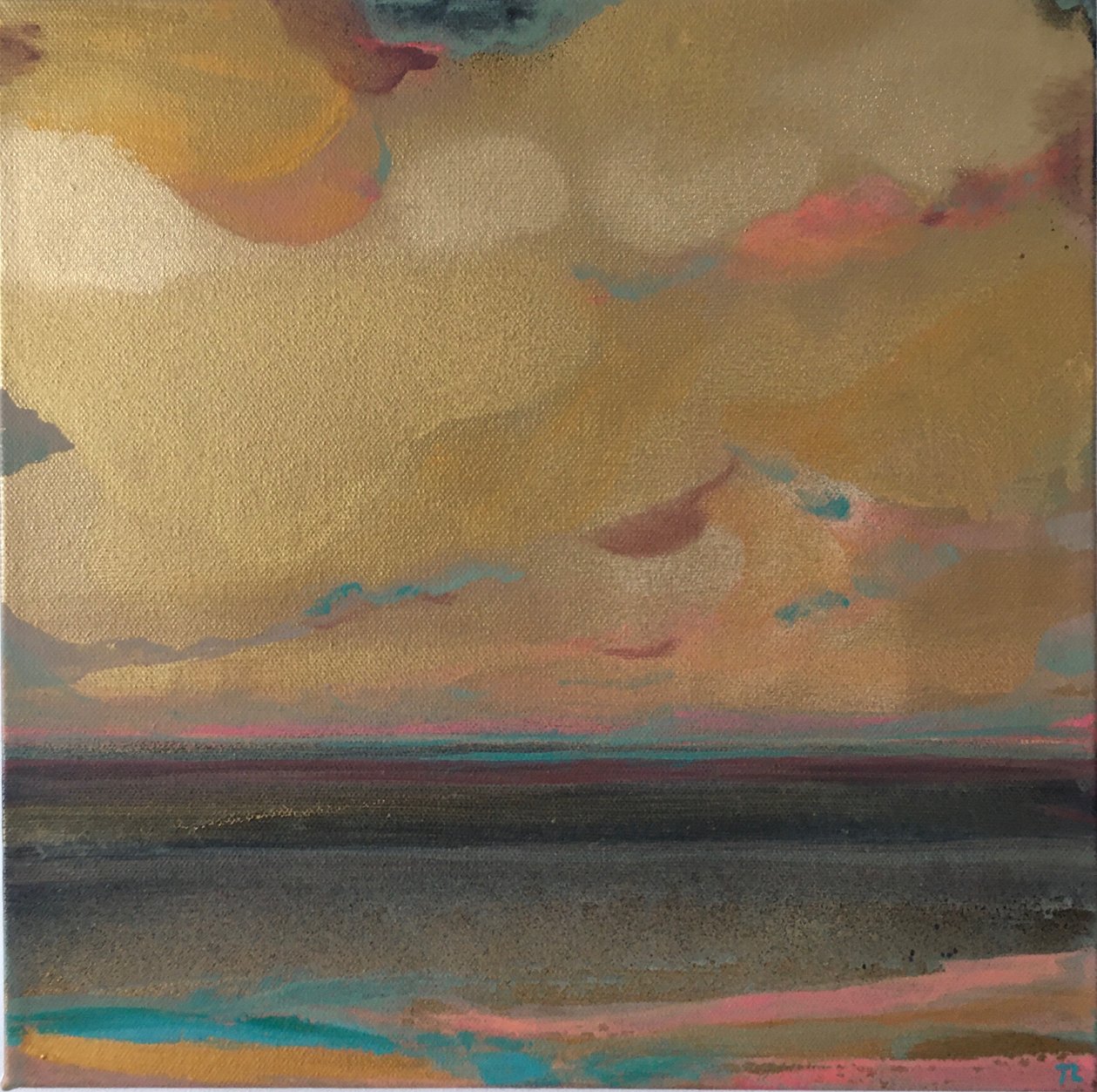 Gold Cloud Sea Swell by Tiffany Lynch