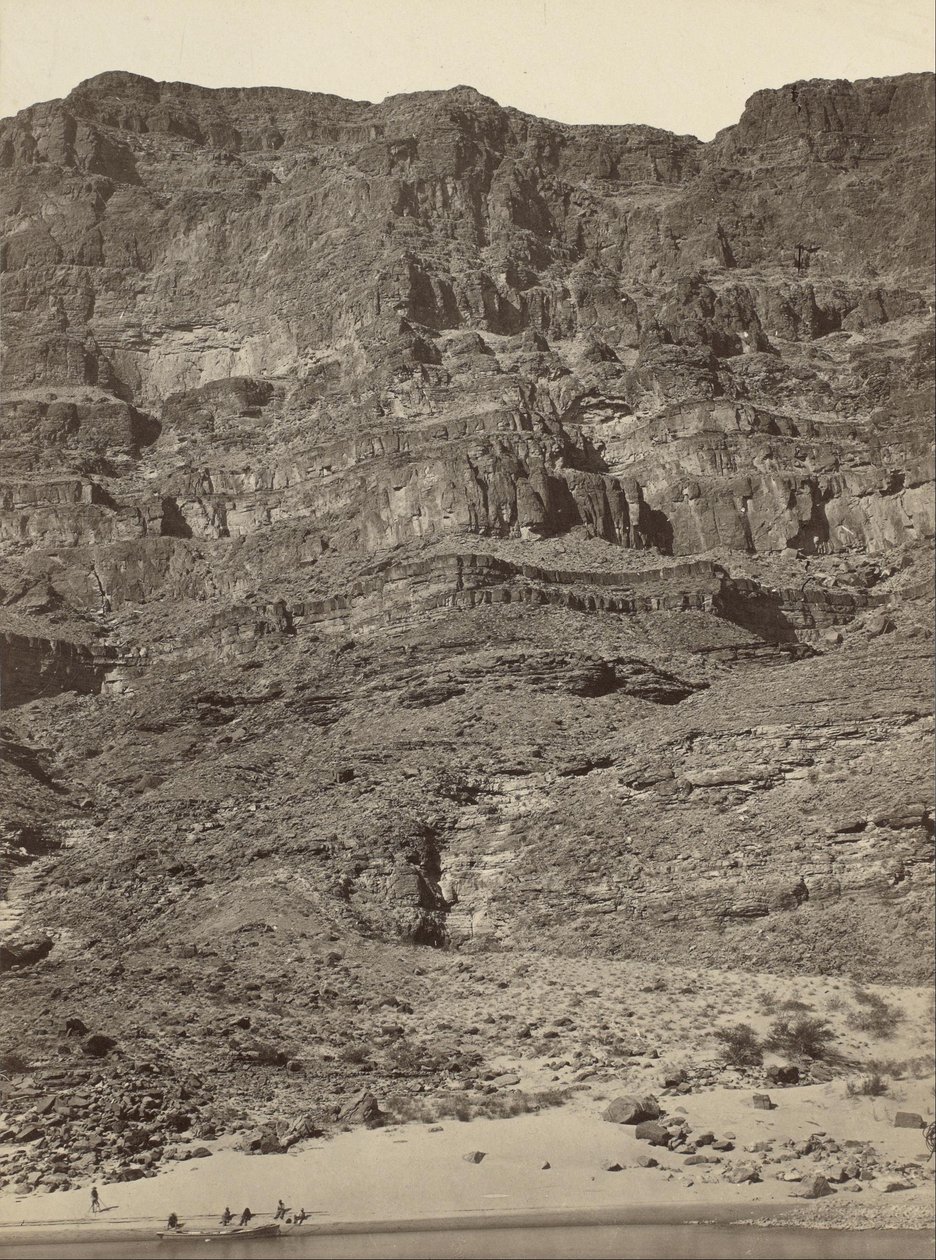 Wall in the Grand Canyon, Colorado River by Timothy H. OSullivan
