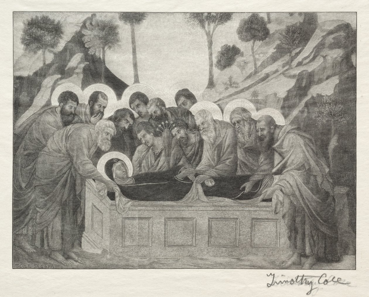 Old Italian Masters: Burial of the Virgin by Timothy Cole