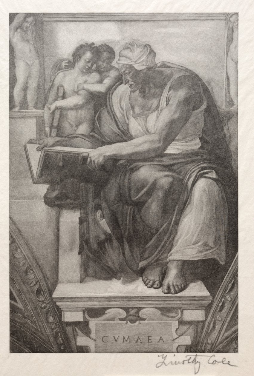 Old Italian Masters: The Cumaean Sibyl, 1888-1892 by Timothy Cole
