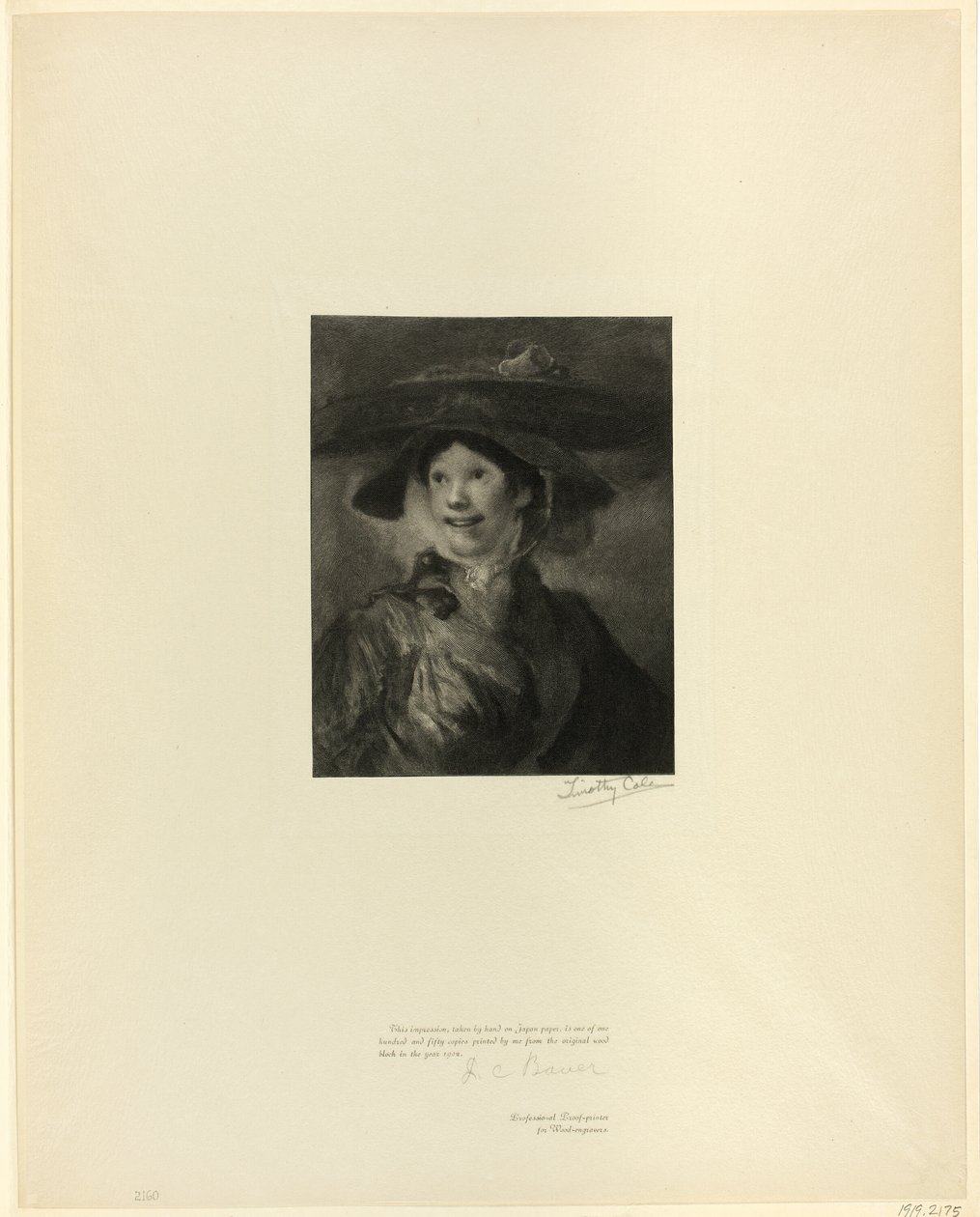 The Shrimp Girl, from Old English Masters by Timothy Cole