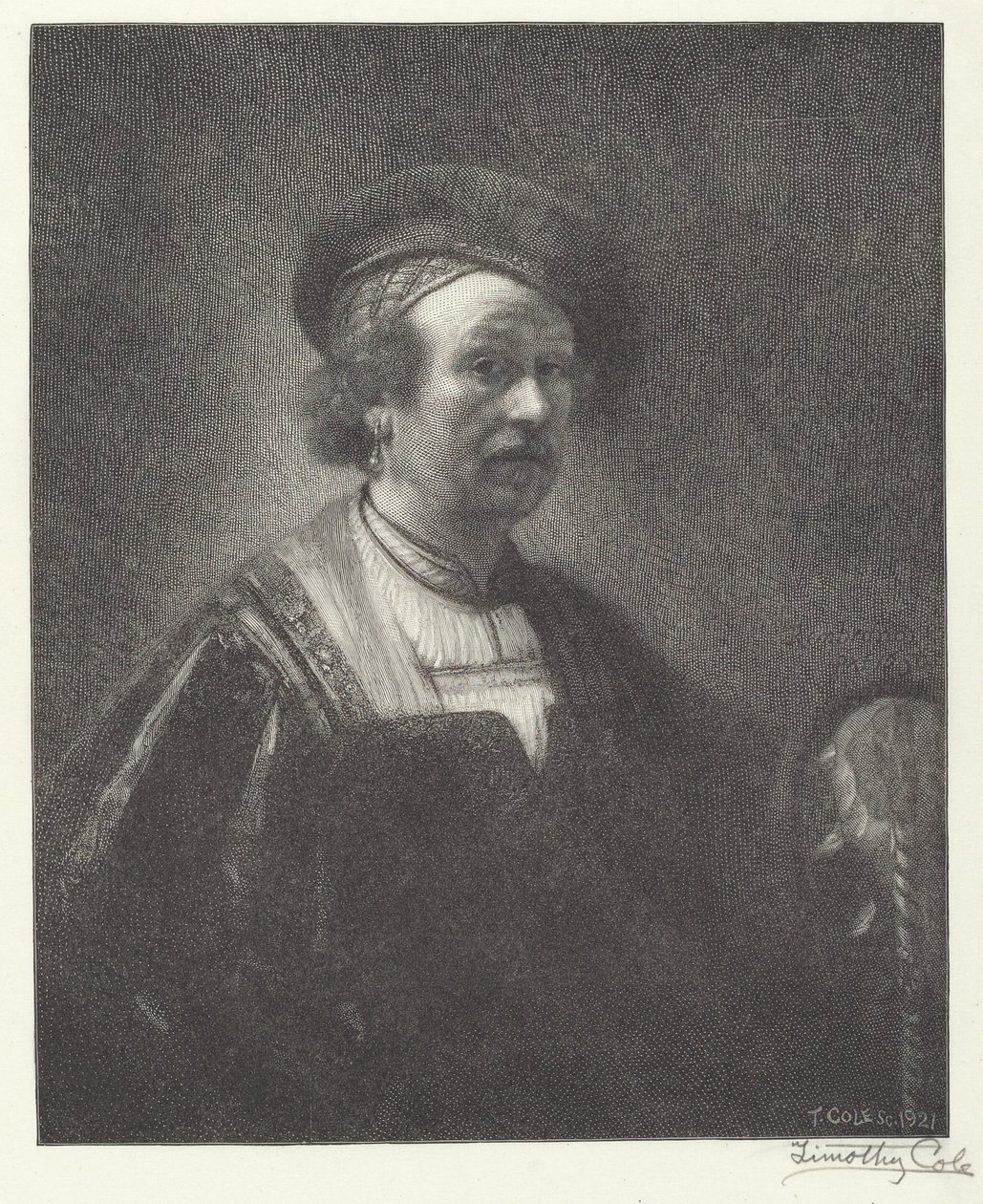 Rembrandt by Timothy Cole after Rembrandt van Rijn