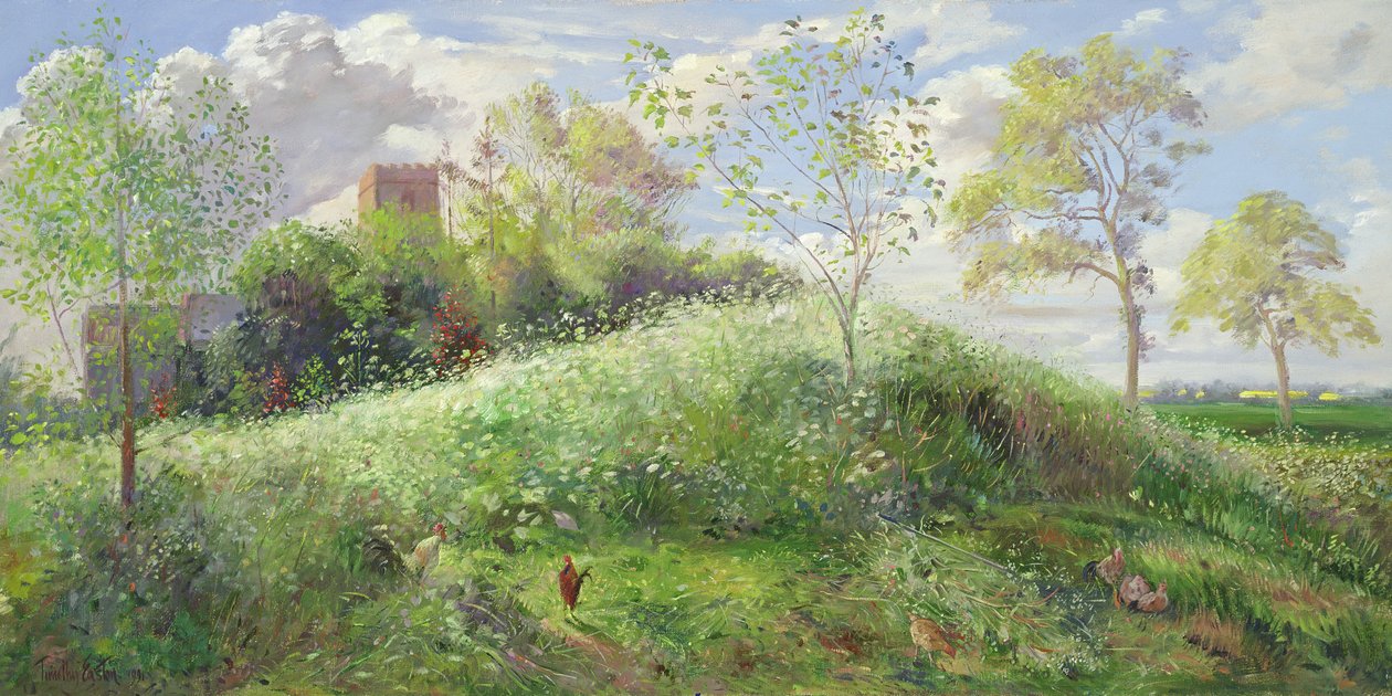 Cow Parsley Hill, 1991 by Timothy Easton