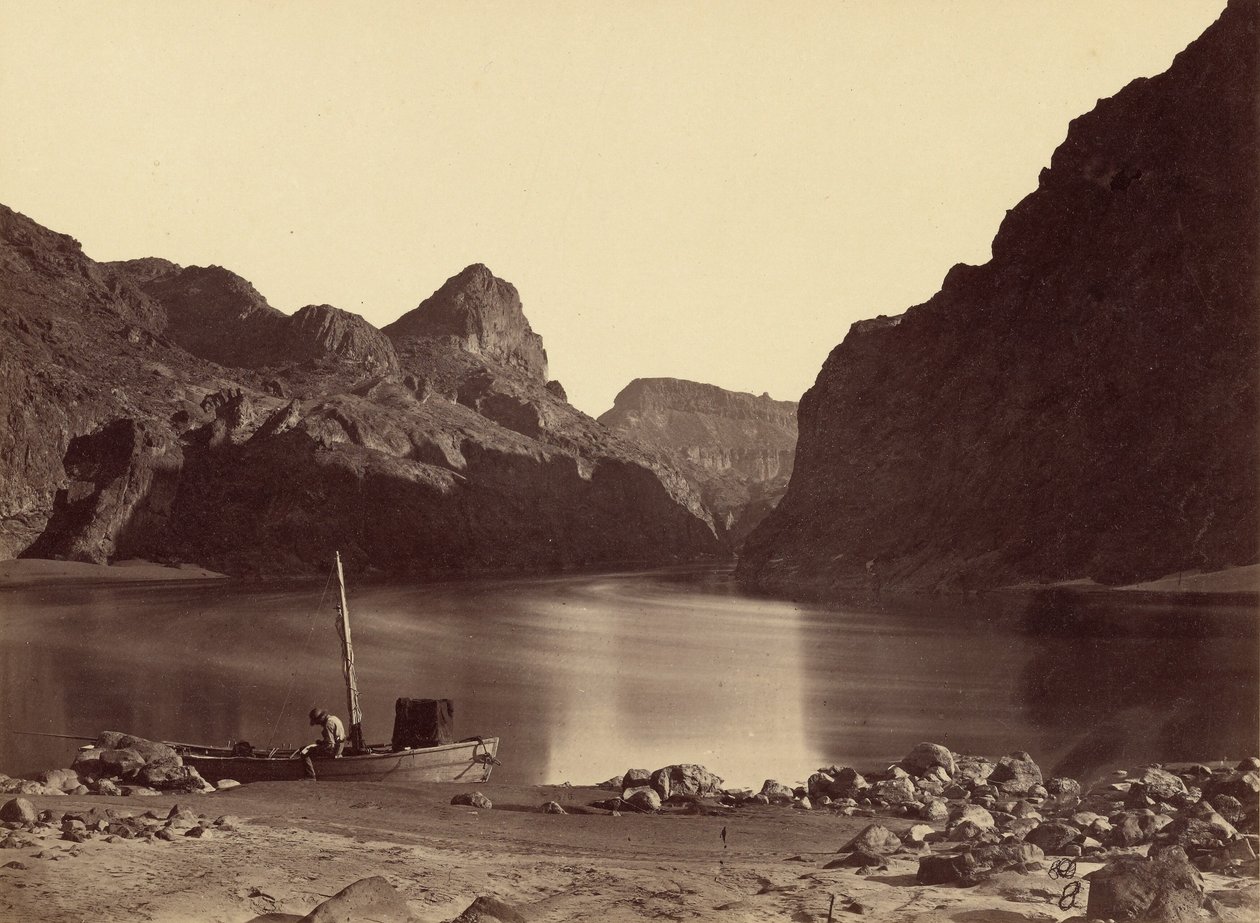 Black Canyon, Colorado River, From Camp 8, Looking Above by Timothy H. OSullivan