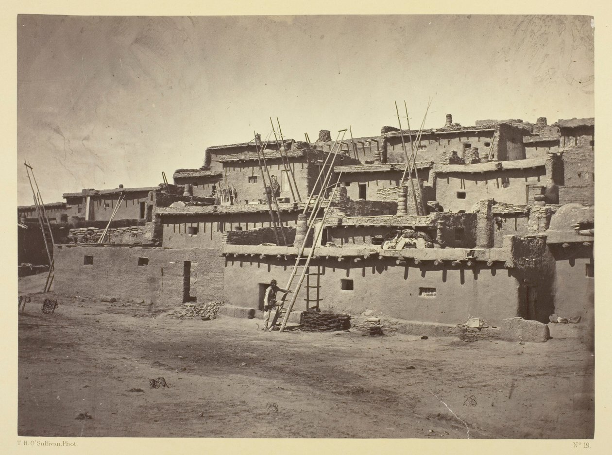 Section of the South Side of Zuni Pueblo, N.M. by Timothy O