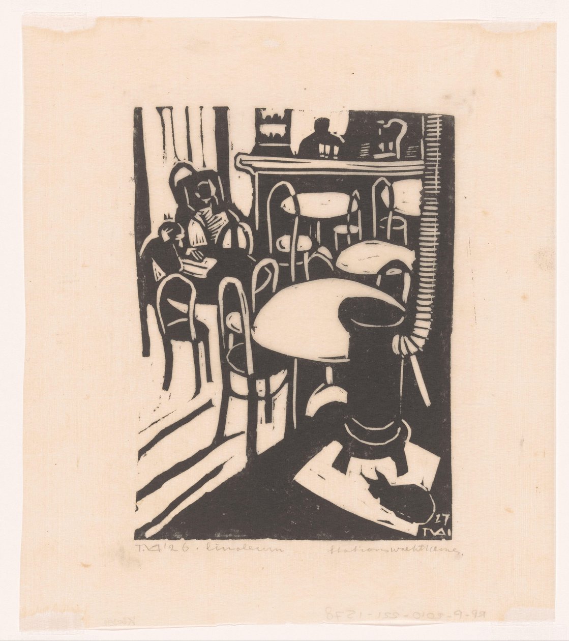 Station Waiting Room by Tinus van Doorn (signed by artist)