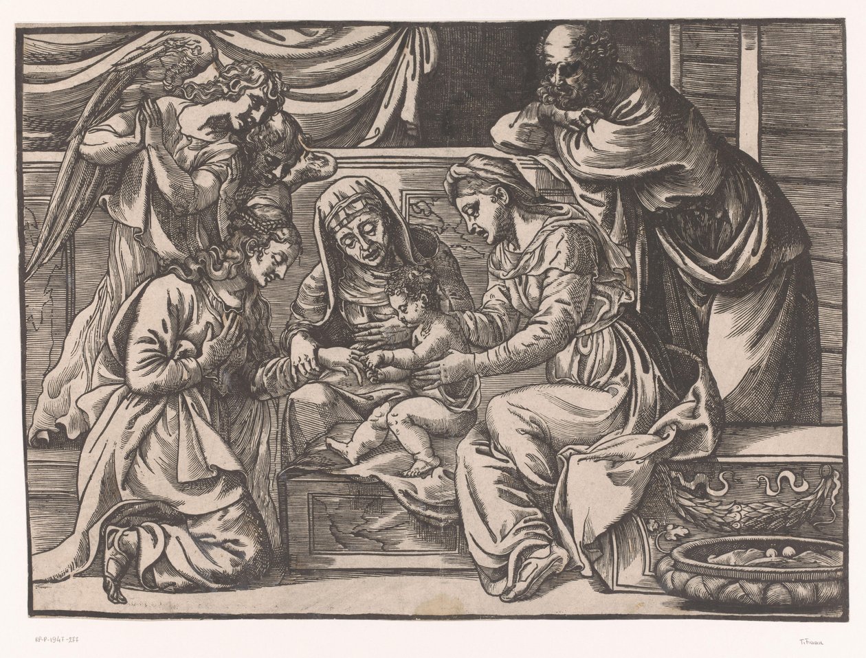 Mystical Marriage of Saint Catherine by Titiaan