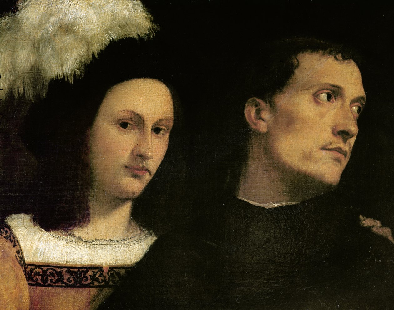 A Concert (detail) by Tiziano Vecelli