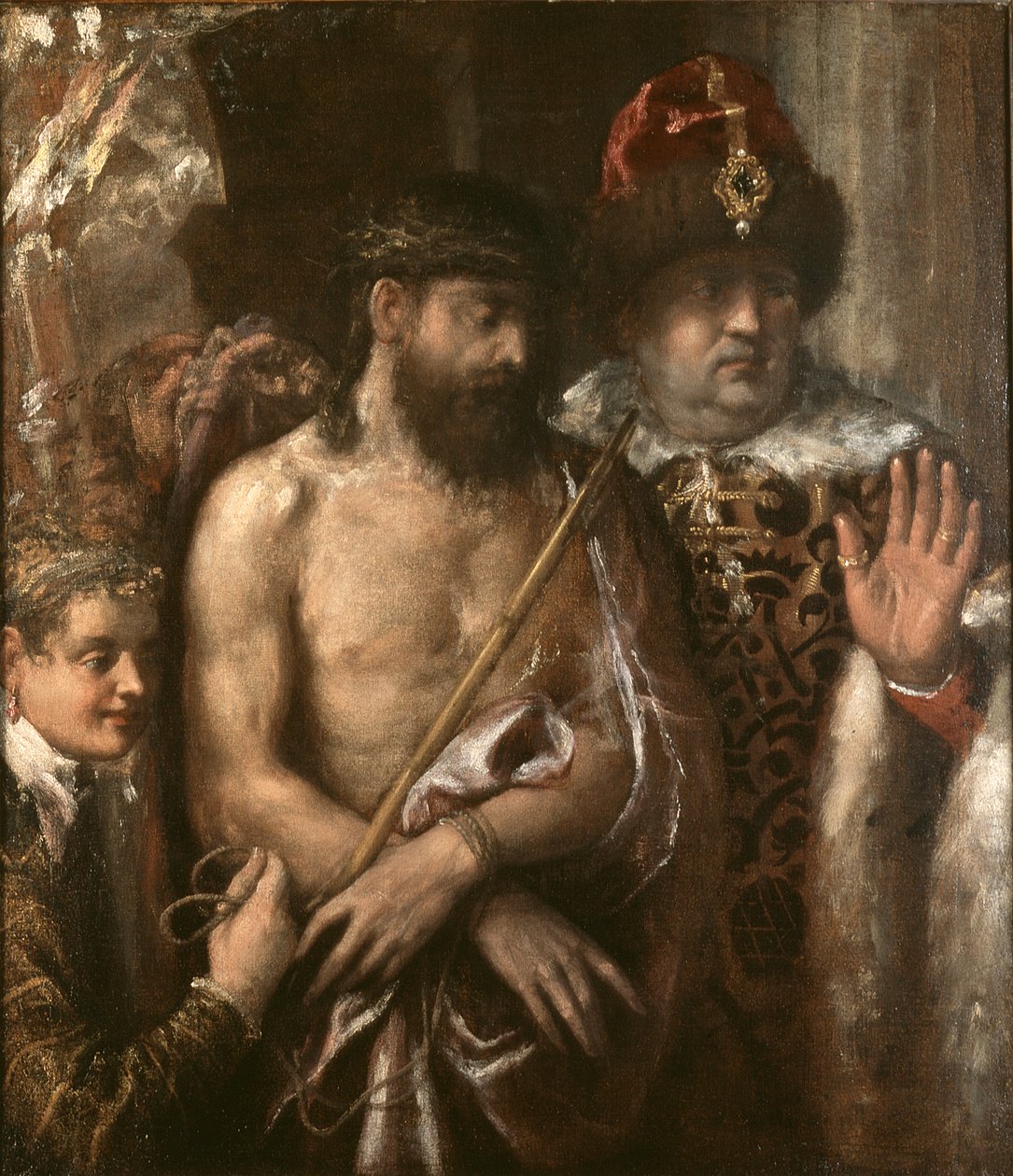 Christ Shown to the People (Ecce Homo) by Titian (Tiziano Vecellio)