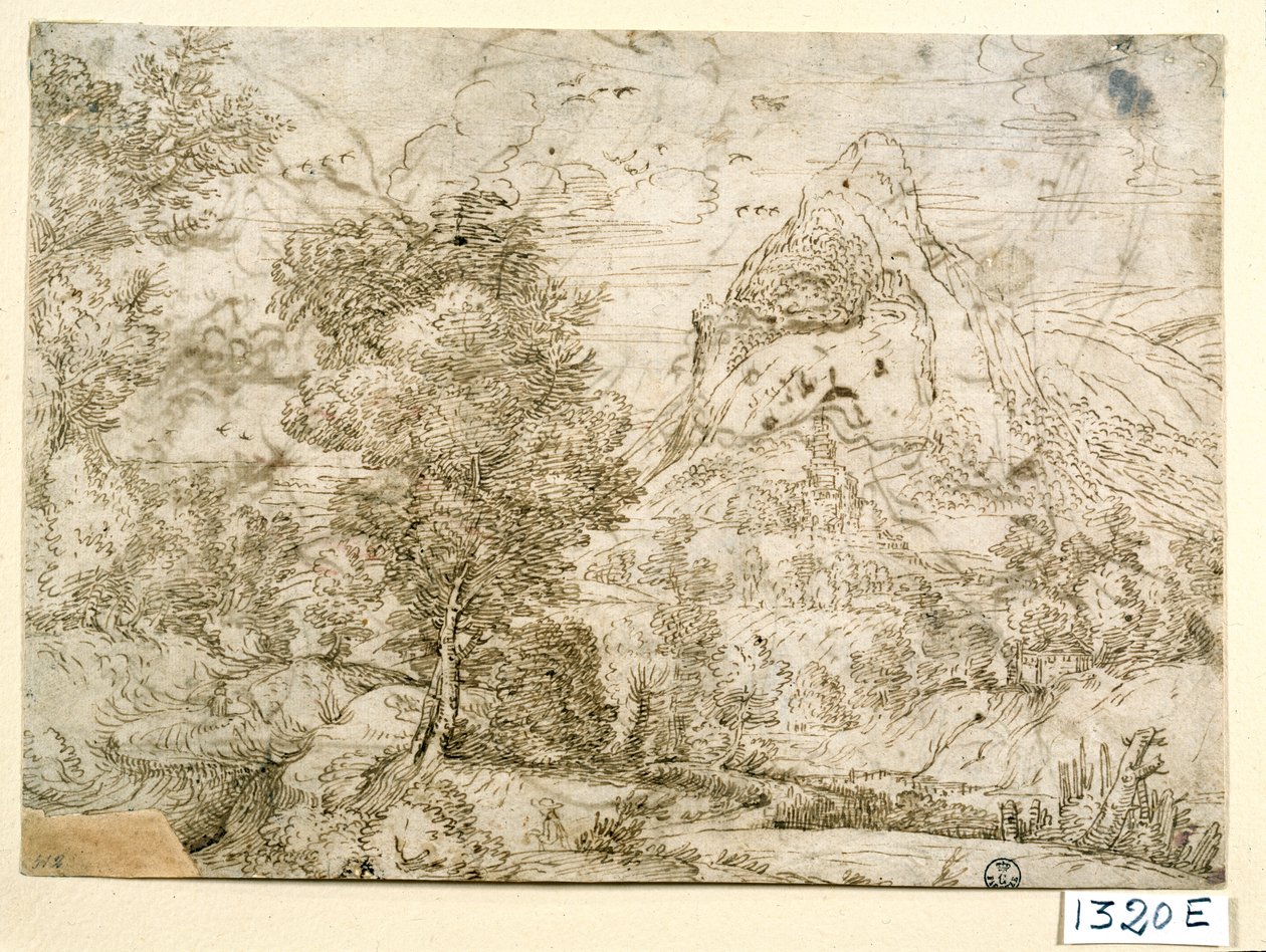 Landscape with Birds in Flight by Titian (c.1488 1576)
