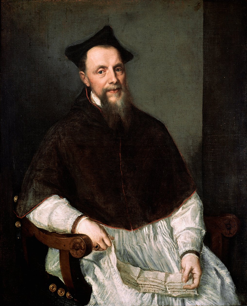 Portrait of the Prelate Ludovico Beccadelli by Titian (c.1488 1576)