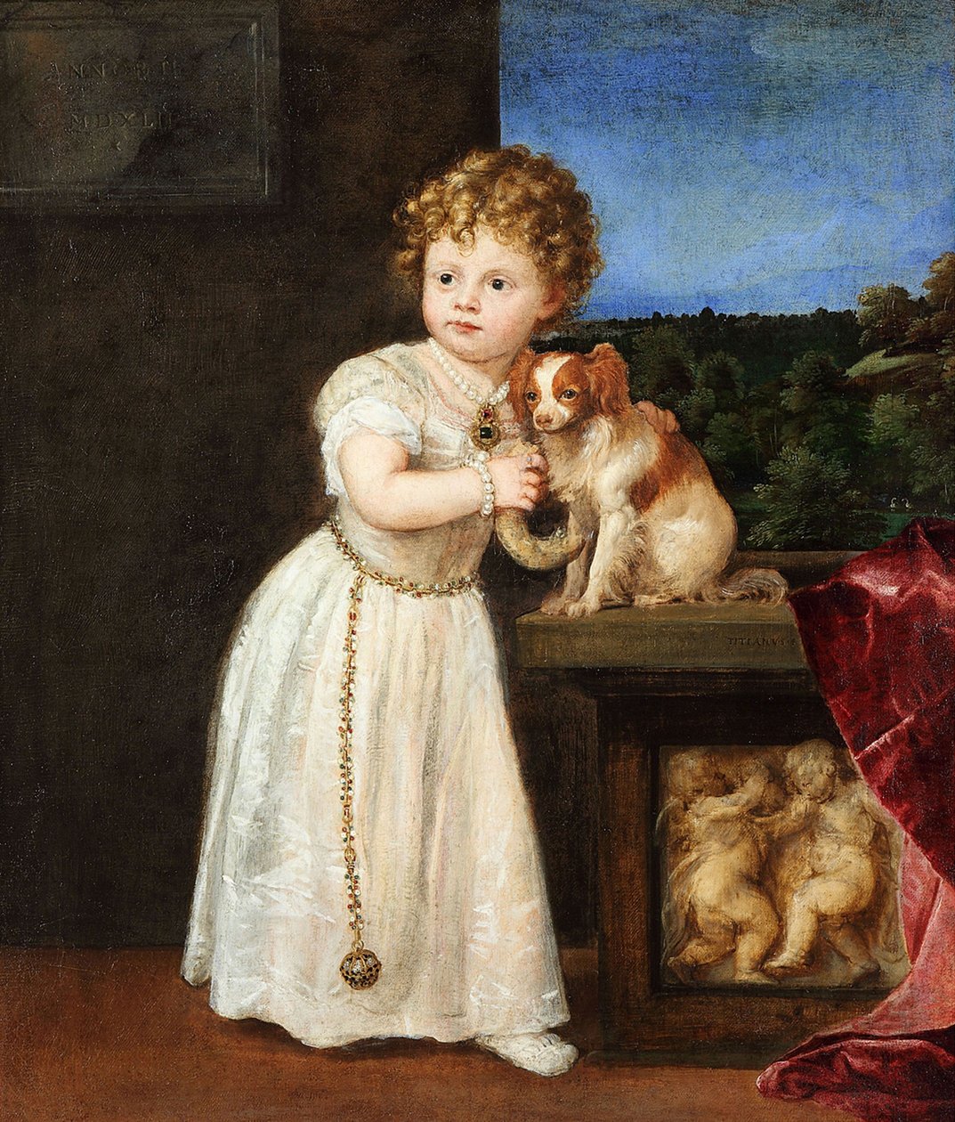 Portrait of Clarissa Strozzi by Titian