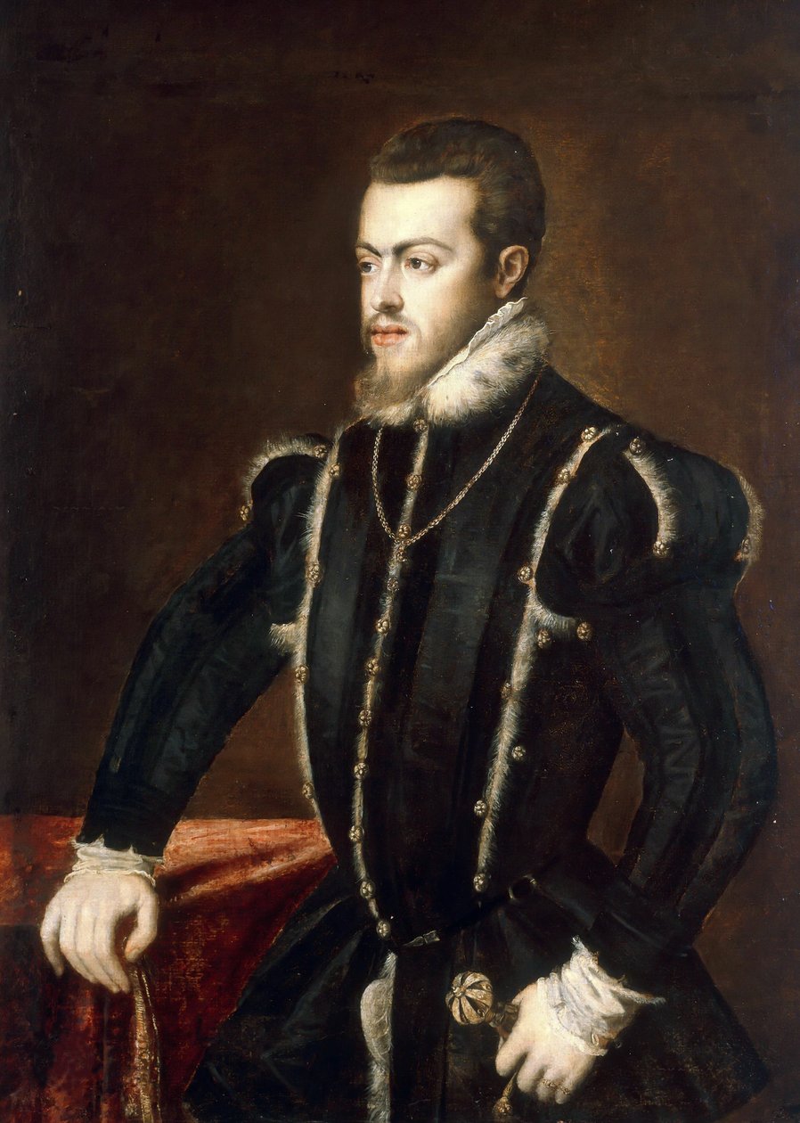 Portrait of Philip II, King of Spain and Portugal by Titian