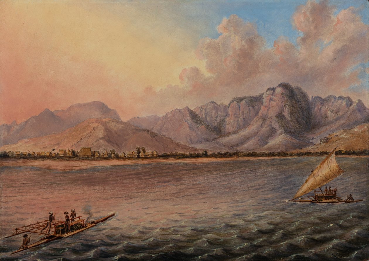 Mathwalta, Venua Levu Vitisa, Fiji, c.1840 by Titian Ramsey Peale