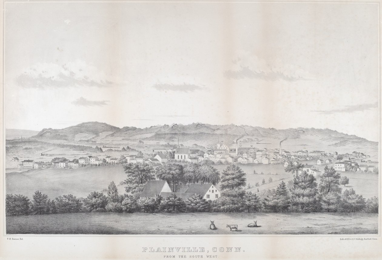 Plainville, Conn. From The South West by Titus H. Darrow