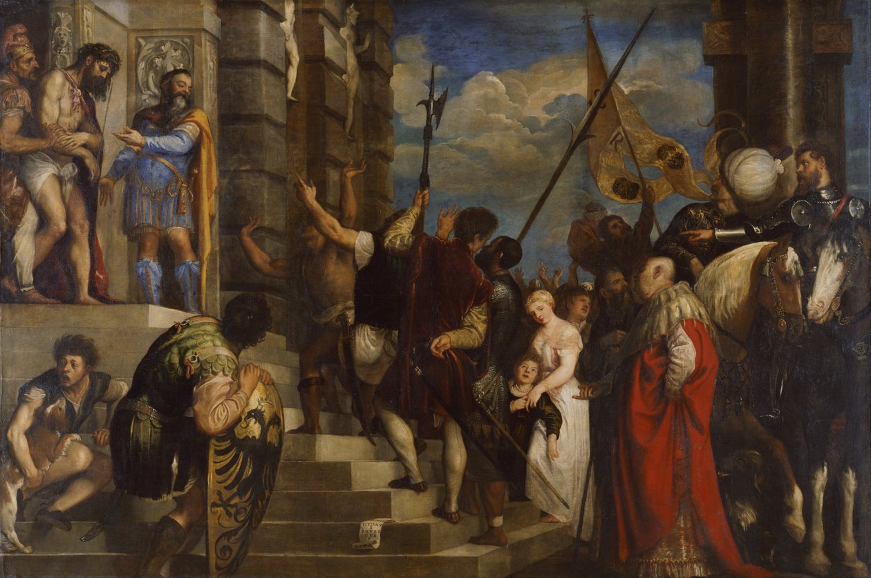 Ecce Homo by Tiziano Vecelli