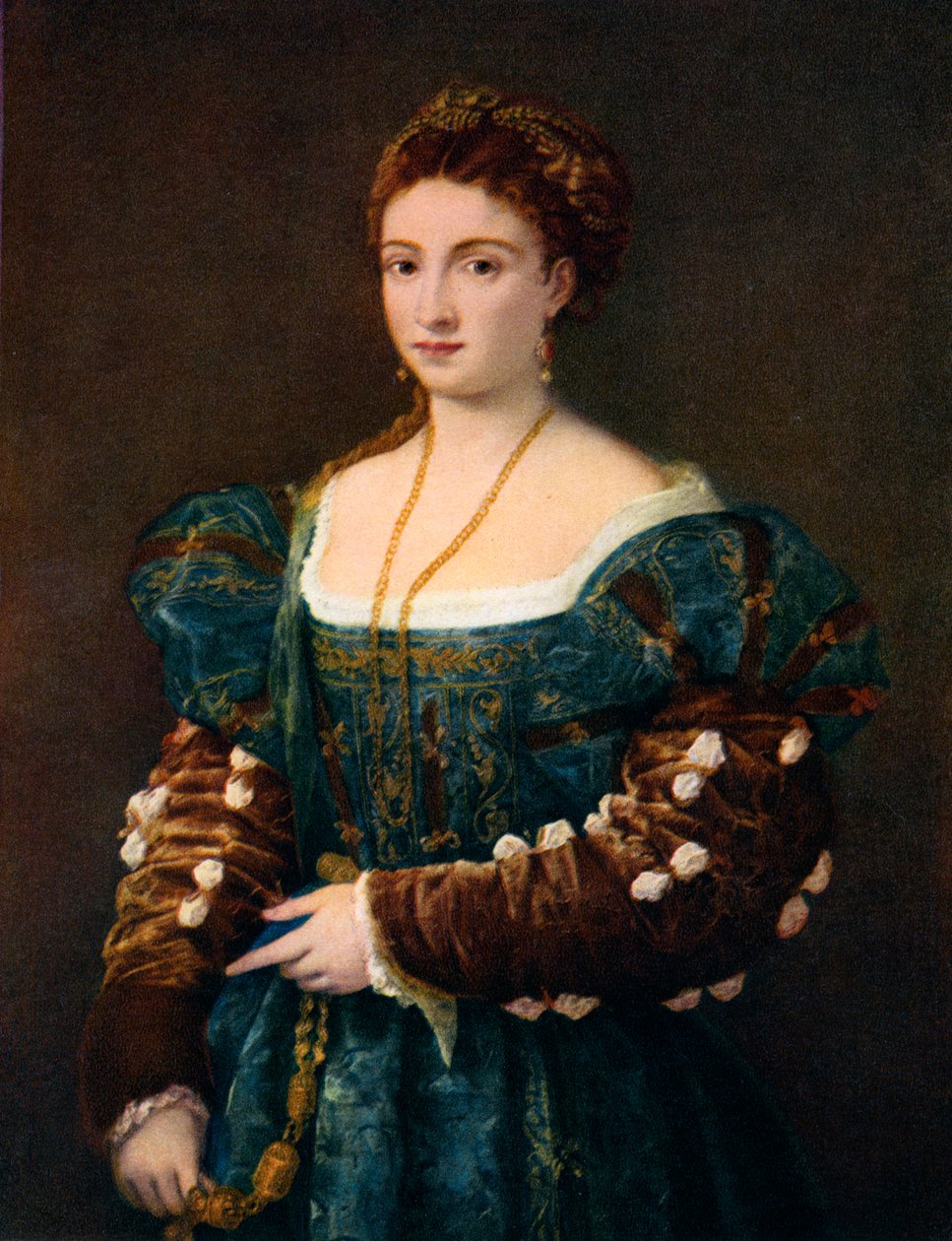 Portrait of a Noblewoman, or La Bella, c1536, 1937 by Tiziano Vecelli