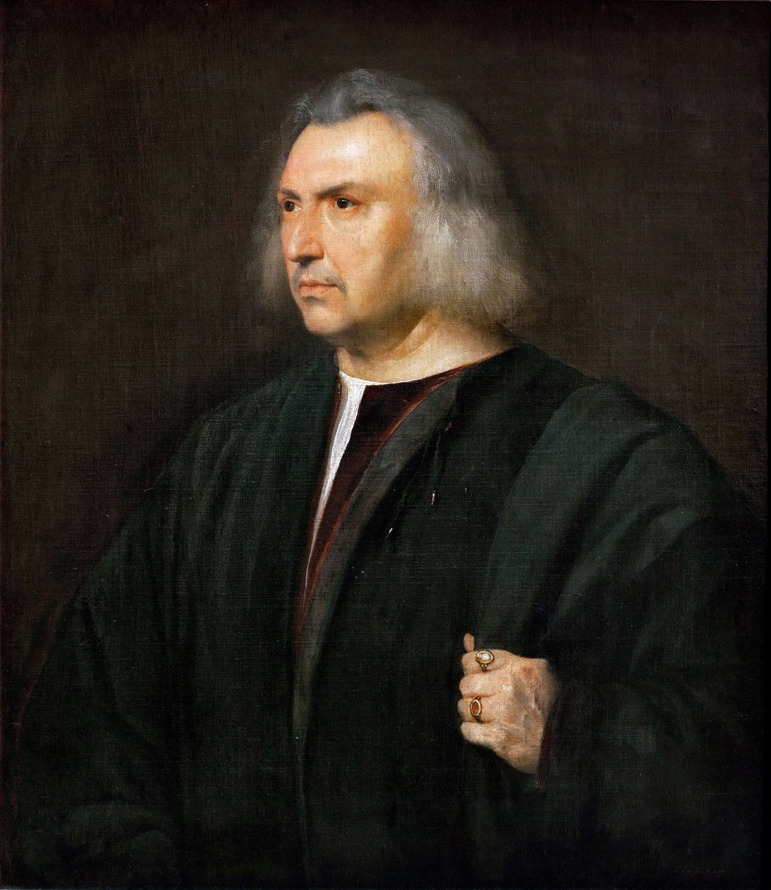 Portrait of the Physician Gian Giacomo Bartolotti da Parma by Tiziano Vecelli