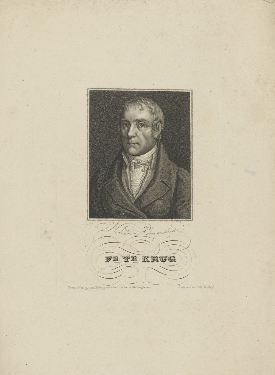Portrait of Wilhelm Traugott Krug by Tobias Falcke