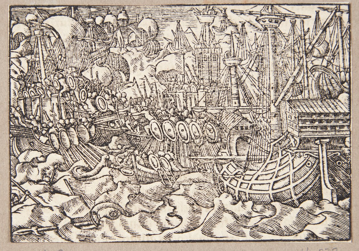 Gaius Duillius Triumphs in a Naval Battle Over the Carthaginians by Tobias Stimmer