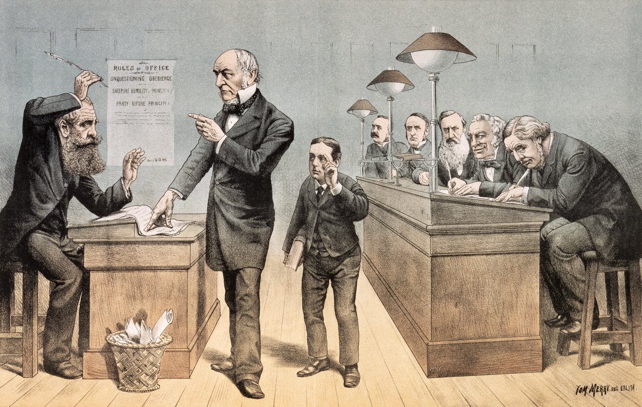 Mr Gladstone and His Clerks, from 