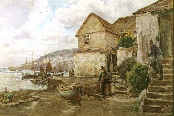 At Newlyn by Tom Clough
