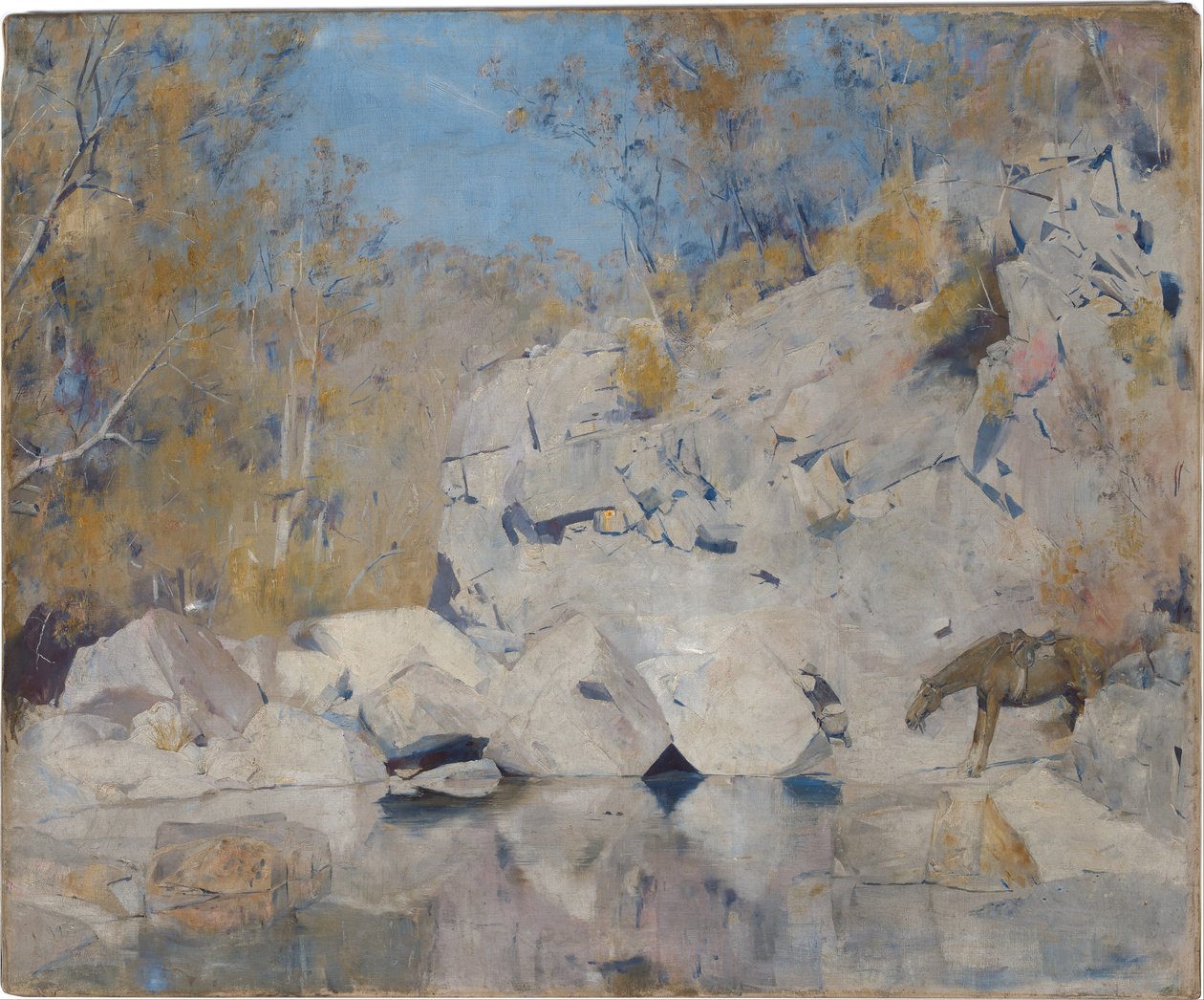 In a corner on the Macintyre by Tom Roberts