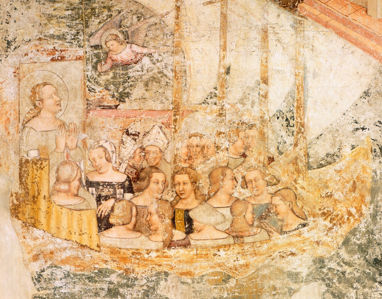 Sailing Towards Rome (Detail) by Tomaso da (late 15th century) Modena