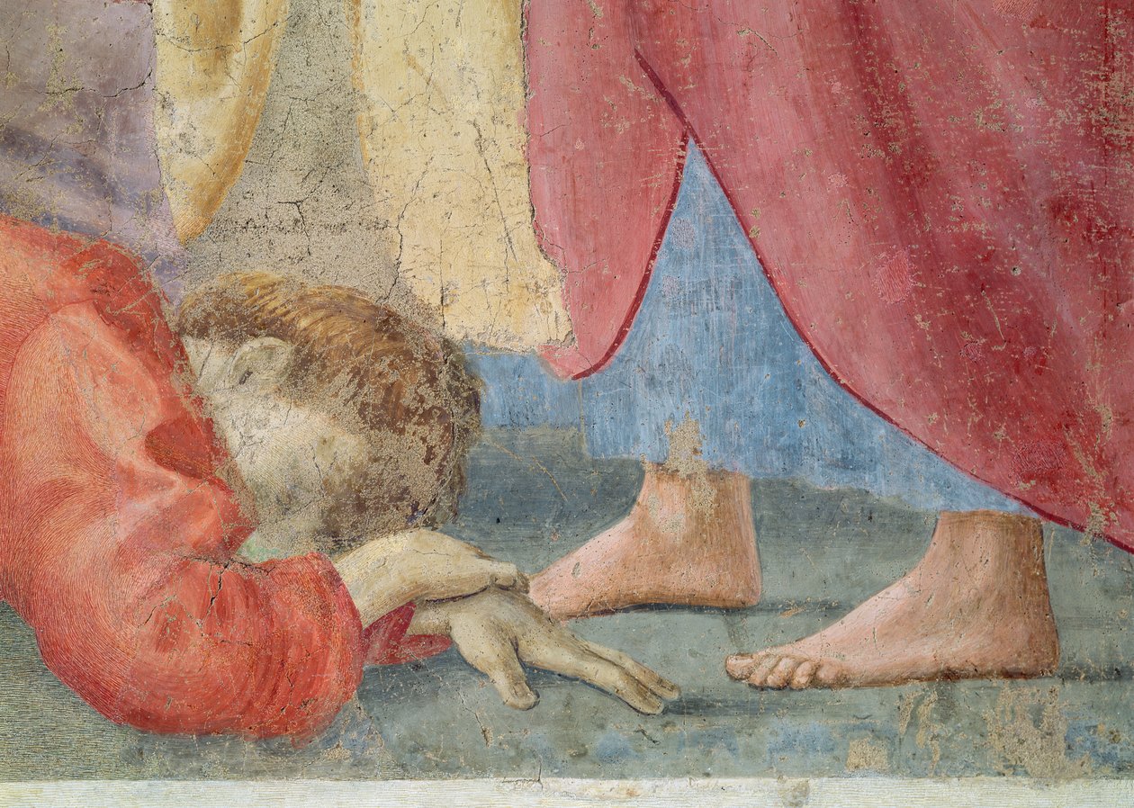 The Temptation of Adam and Eve (detail) by Tommaso Masolino da Panicale