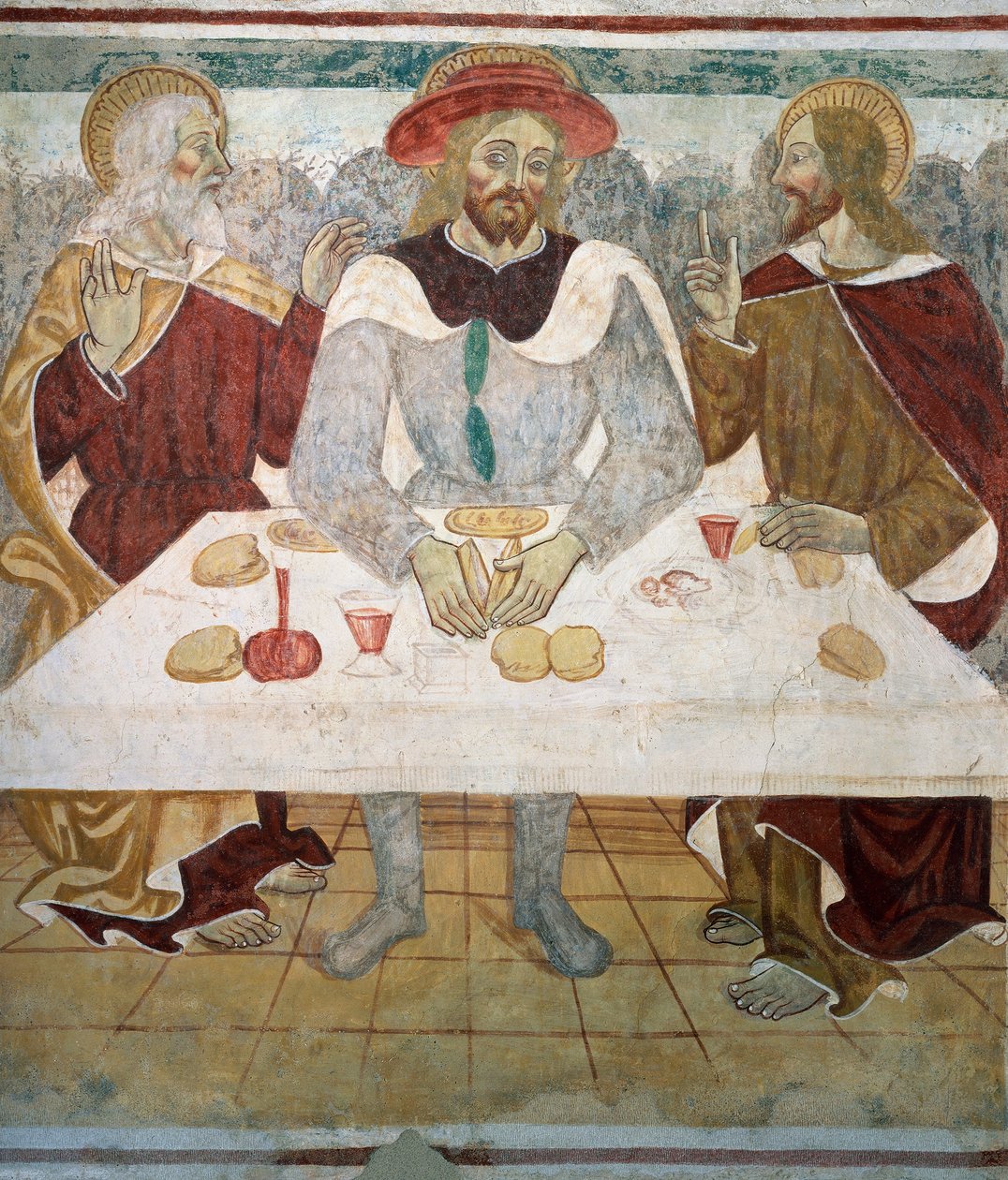 The Supper with the Disciples of Emmaus by Tommaso (active 1479-1509) (workshop) Cagnola