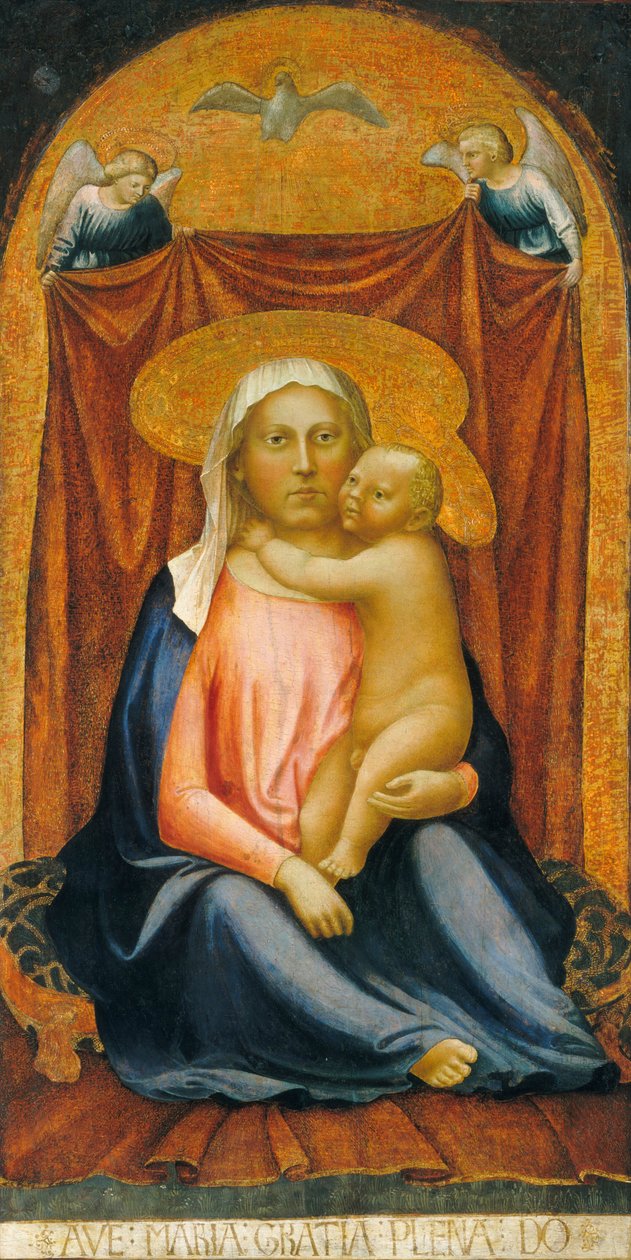 The Madonna of Humility, c. 1423-24 by Tommaso Masaccio