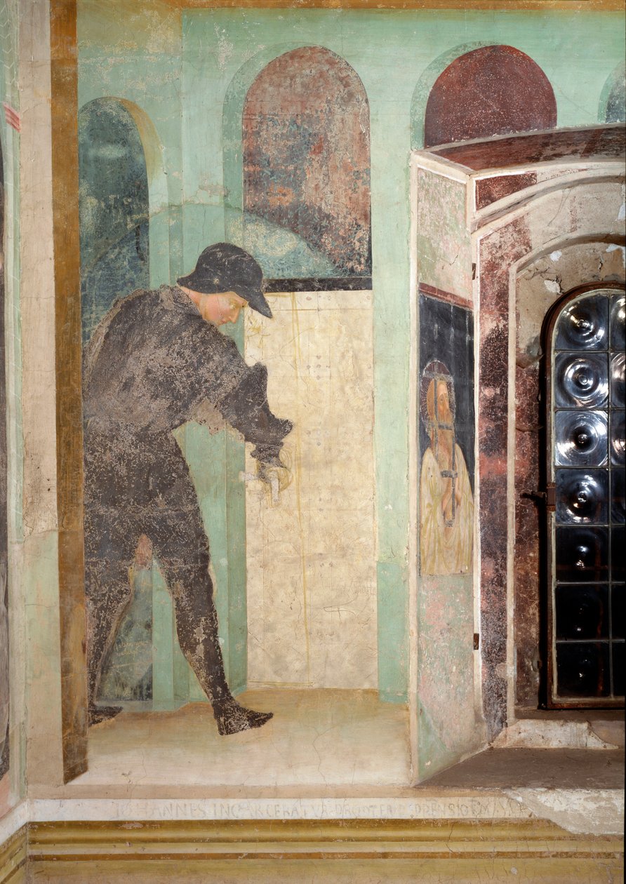 Life of John the Baptist: A Guard by Tommaso Masolino da Panicale